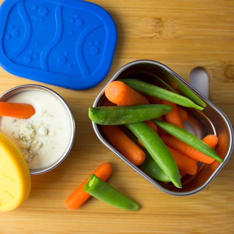 ECOlunchbox Splash Pod â€“ 8?oz Leak?Proof Stainless Steel Snack Container with Seaweed-Embossed Silicone Lid â€“ Plastic?Free, Non?Toxic, Nesting, Dishwasher & Oven Safe - Image 5